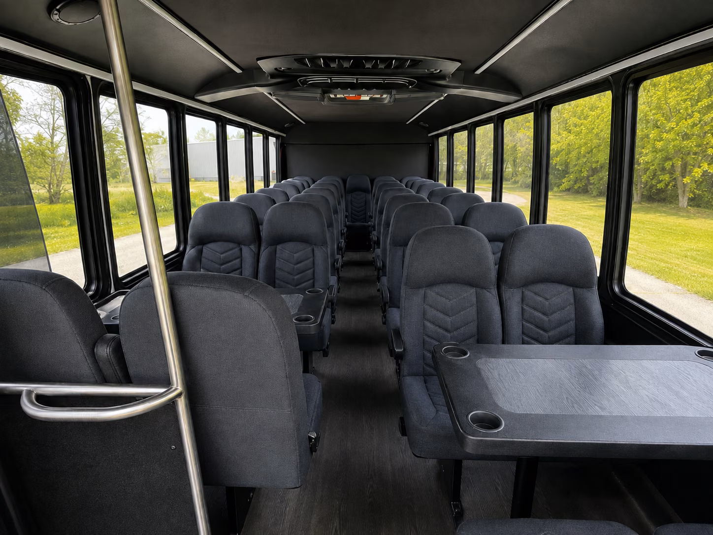 18 passenger minibus inside