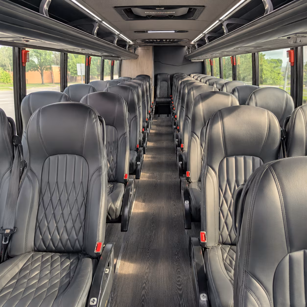 25 passenger minibus interior