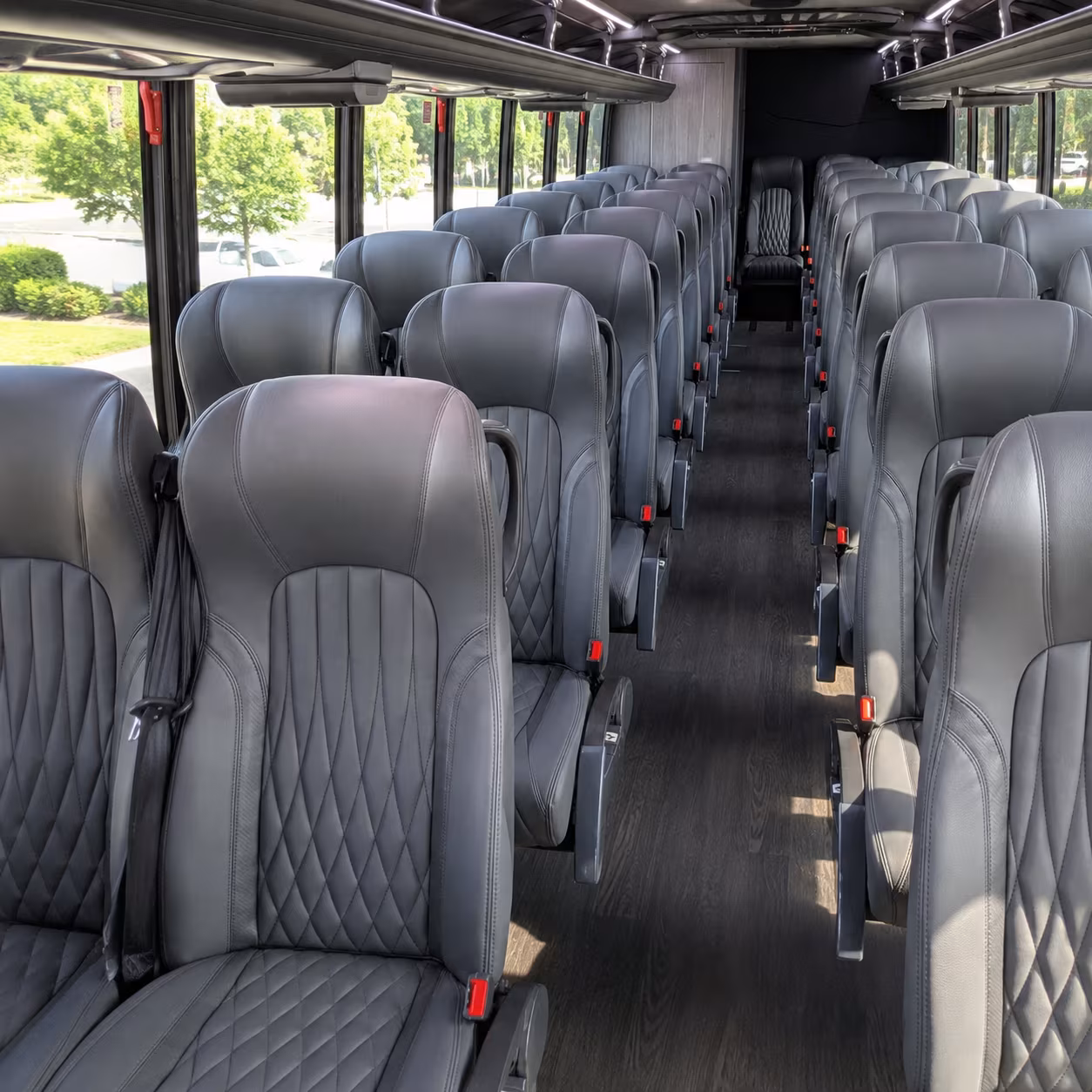 30 passenger minibus inside