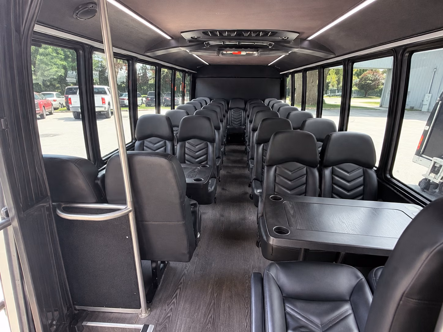 nampa 18 passenger minibus interior