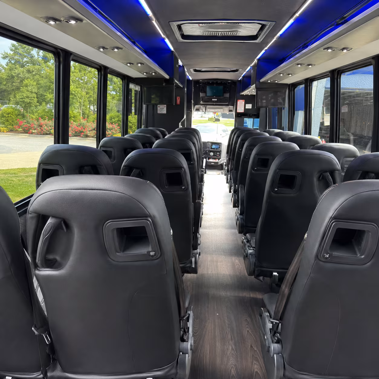 nampa 25 passenger minibus inside