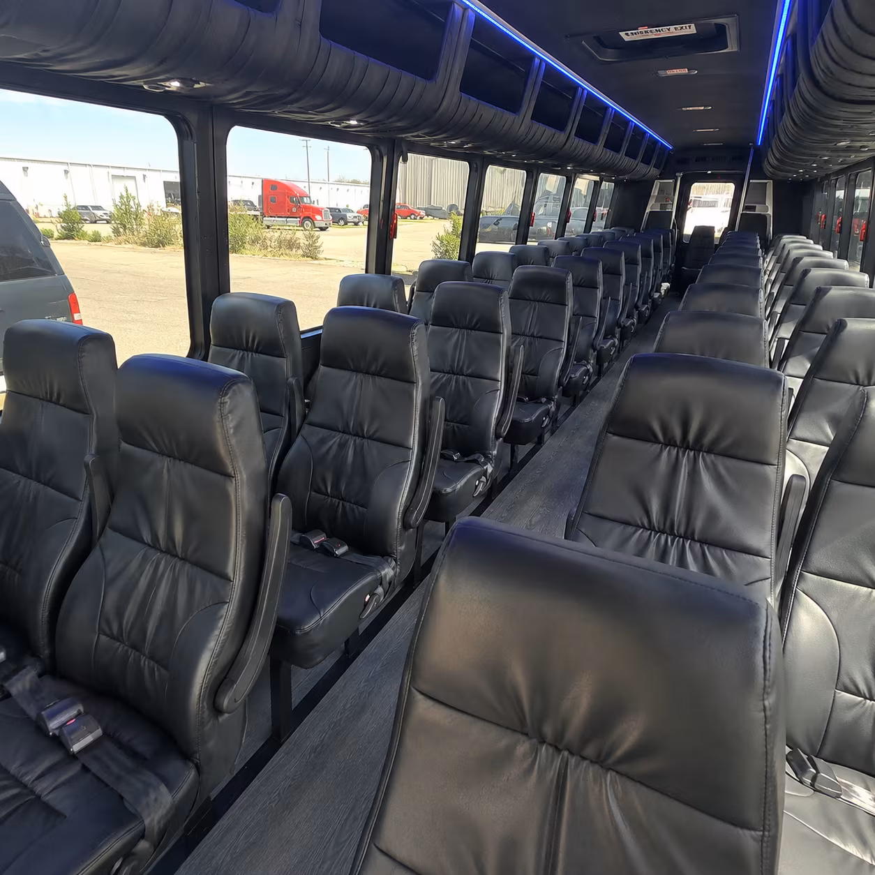 nampa 30 passenger minibus interior