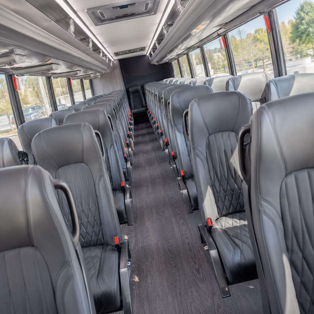 nampa 35 passenger minibus inside