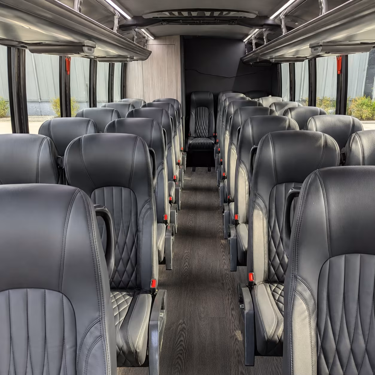 nampa 35 passenger minibus interior