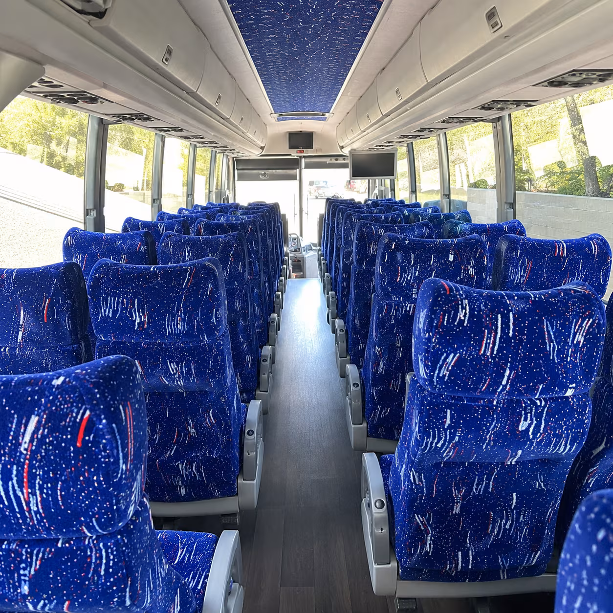 nampa 50 passenger charter bus interior