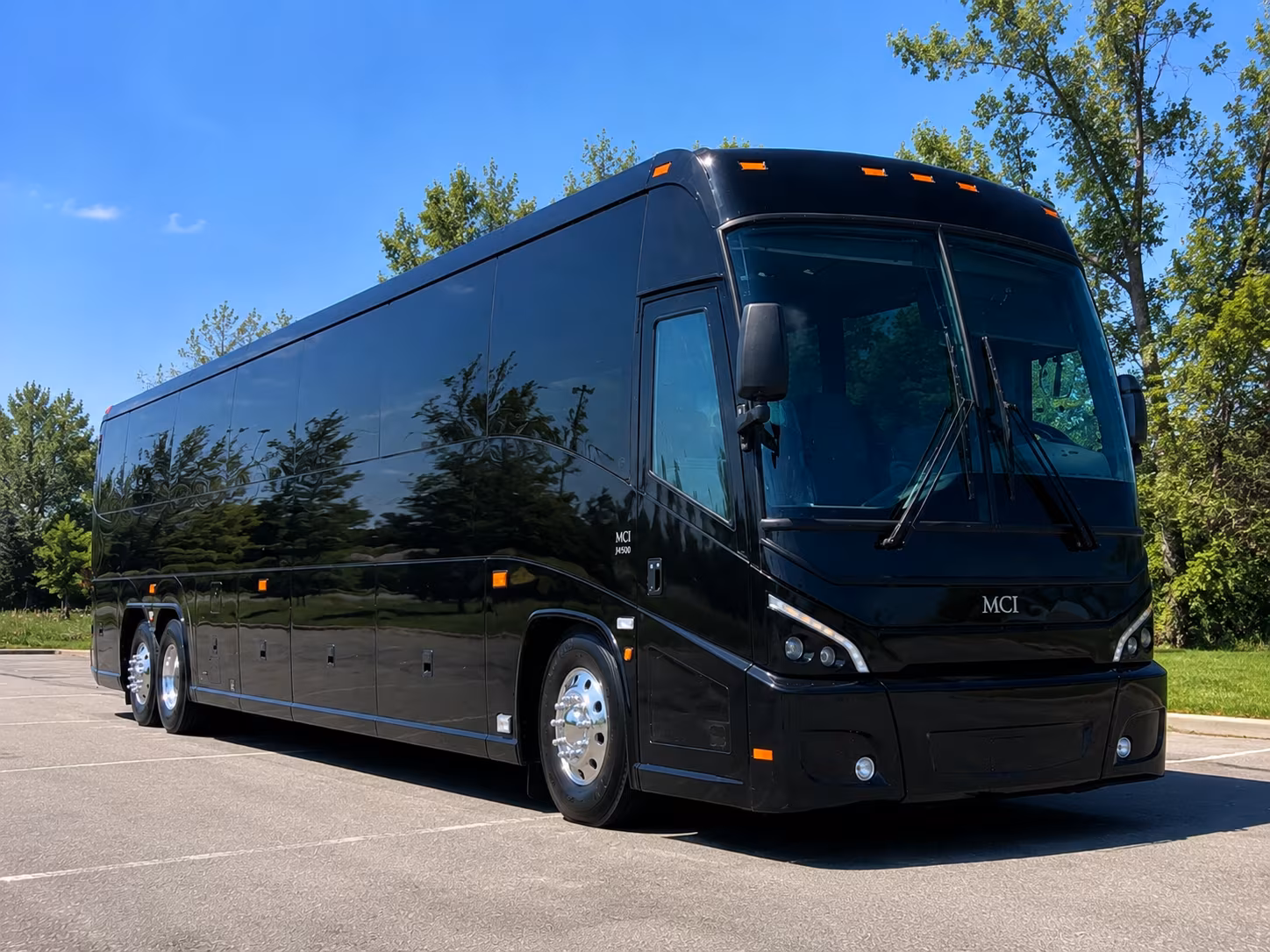nampa long distance charter bus rental